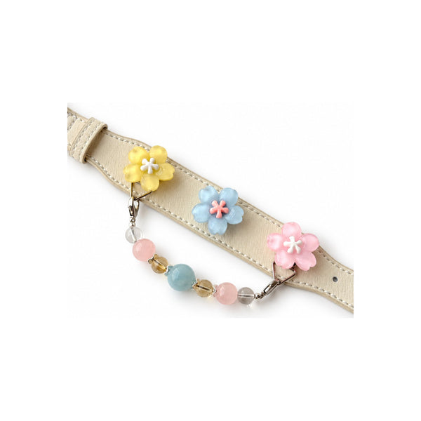 Aqua Pastel Bloom Perlen-Halsband