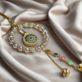 Rotating Floral Medallion Hanging Ornament