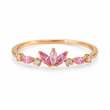 Pink Lotus Adjustable Ring