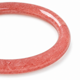 Rosy Glow Strawberry Quartz Bangle Bracelet
