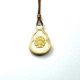 Sand Gold Secret Buddha Hulu Pendant — Gau Box Locket Necklace