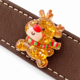 Scarlet Reindeer Cocoa Perlen-Halsband für Haustiere