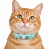 Seafoam Moon Natural Stone Beaded Pet Collar