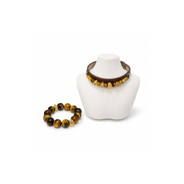 Tiger Glow Matching Human Bracelet & Pet Collar