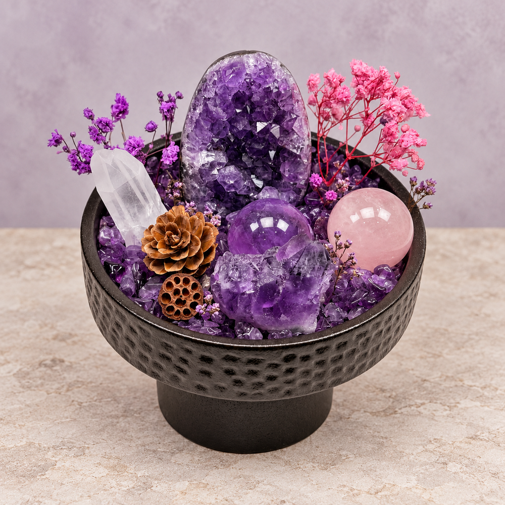 Violet Reverie Crystal Garden