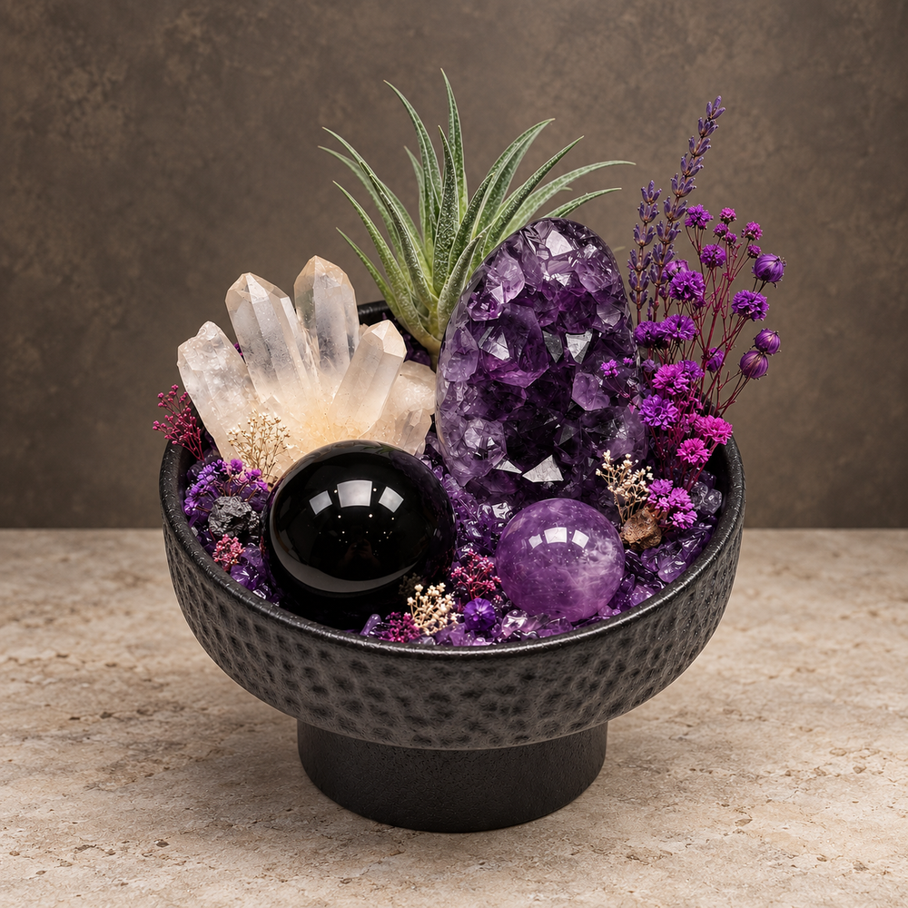 Violet Sanctuary Noir Crystal Garden