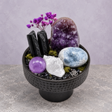 Violet Serpent Crystal Garden