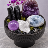 Violet Serpent Crystal Garden