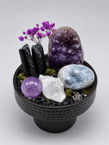 Violet Serpent Crystal Garden