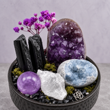 Violet Serpent Crystal Garden
