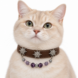Violet Starlight Perlen-Halsband für Haustiere
