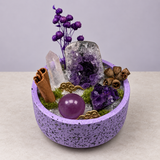 Violet Stillness Crystal Garden