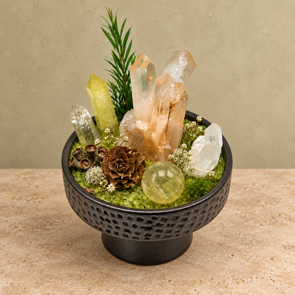 Woodland Abundance Crystal Garden