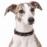 Woodland Ember Natural Stone Beaded Pet Collar